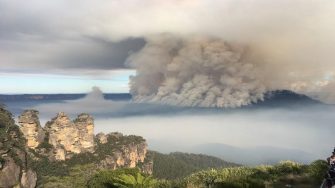 Bushfire in Blue Mountains
