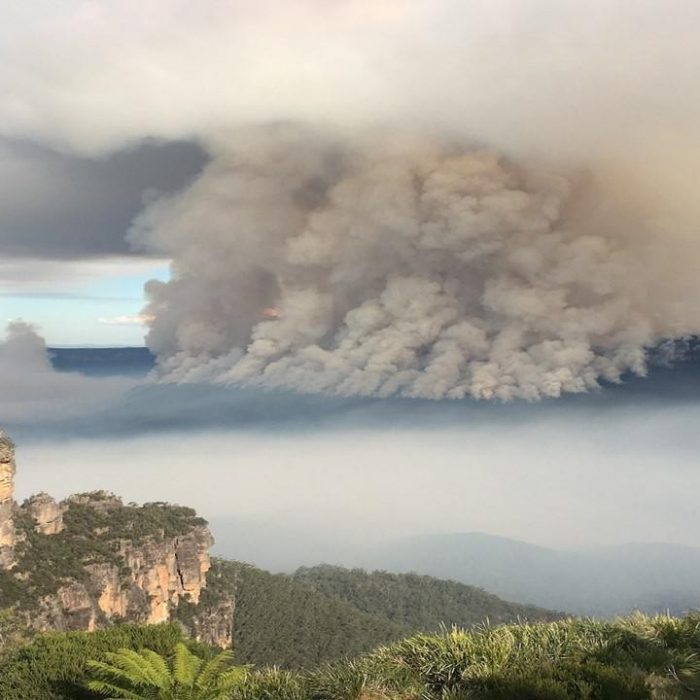 Bushfire in Blue Mountains