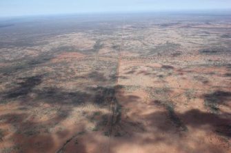 Outback Australia from the sky