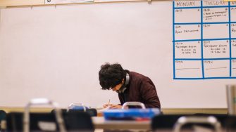 Student seating in a classroom
