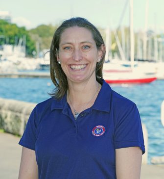 Dr Jaz Lawes at the 2022 launch of SLSA’s National Coastal Safety Report