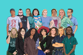  illustration - collage tile