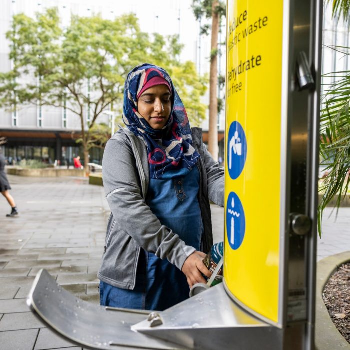 Water Refill Station on UNSW Kensington Campus