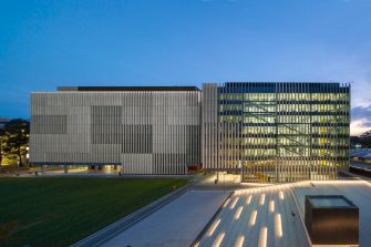 Science Engineering Building at Night