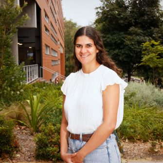 A headshot of a student looking at the camera and smiling.