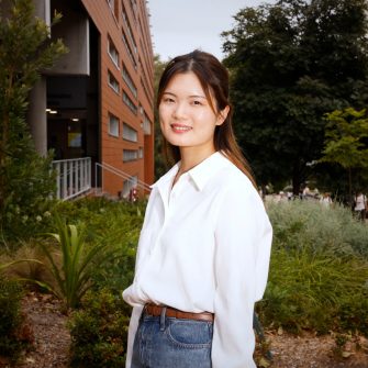 A headshot of a student looking at the camera and smiling.