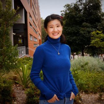 A headshot of a student looking at the camera and smiling.