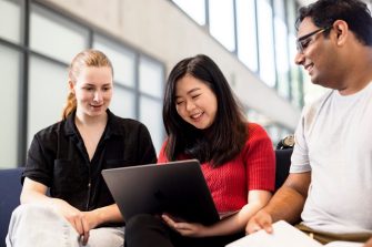Students learning in the Science facilities at the UNSW Kensington campus