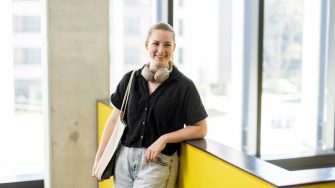 Students learning in the Science facilities at the UNSW Kensington campus
