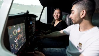 Students learning in the Science facilities at the UNSW Kensington campus