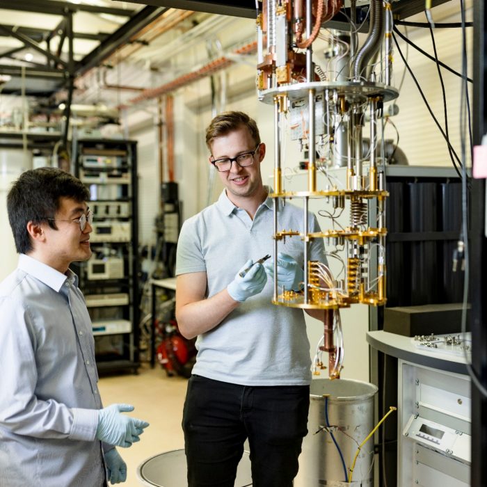 Students learning in the Science facilities at the UNSW Kensington campus