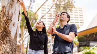 Students learning in the Science facilities at the UNSW Kensington campus