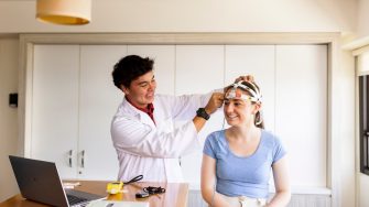 Students learning in the Science facilities at the UNSW Kensington campus