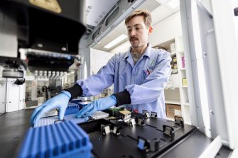 Students learning in the Science facilities at the UNSW Kensington campus