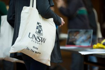 UNSW Girls do the Maths bag