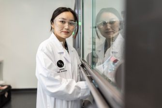 Female scientist at RNA Institute