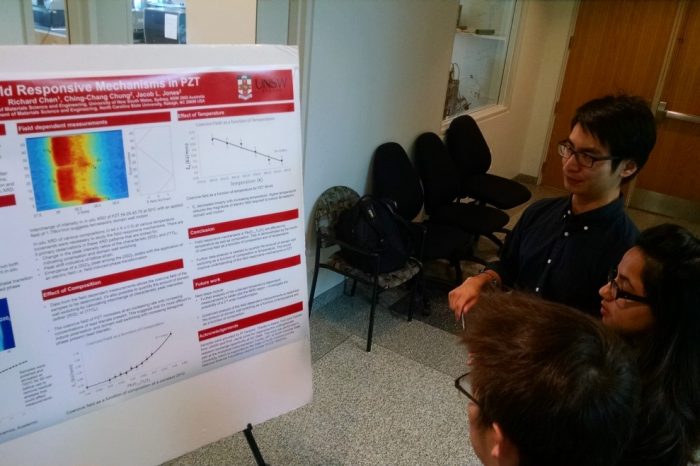 students looking at A3 chart