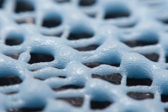 foam lattice close up