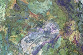 The western region of Australia's Great Sandy Desert is an area almost devoid of sand, but characterized by complex geology.