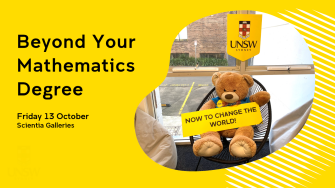 Beyond Your Maths Degree event
