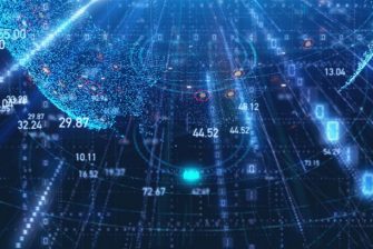 Binary code digital concept