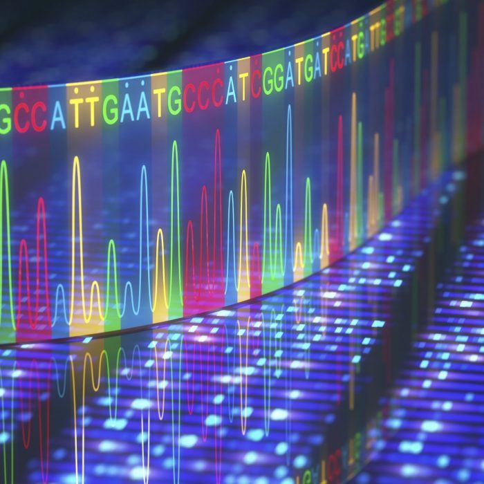 illustration of a method of dna sequencing