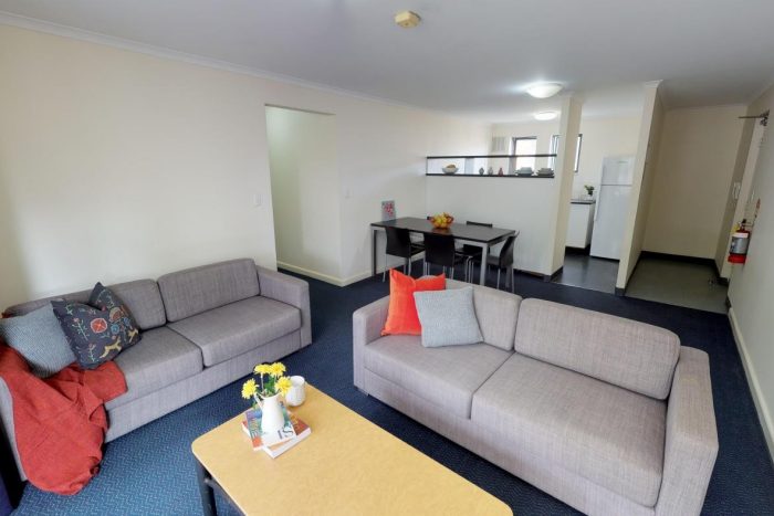 Cowper Street Apartments living space