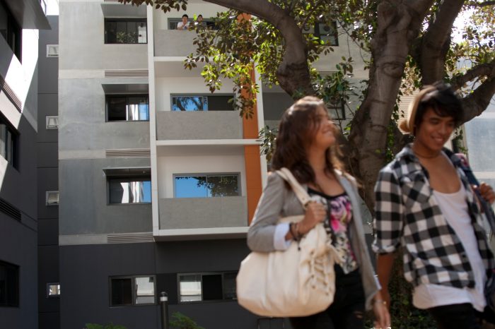 UNSW Village, student accommodation Gate 2, High Street