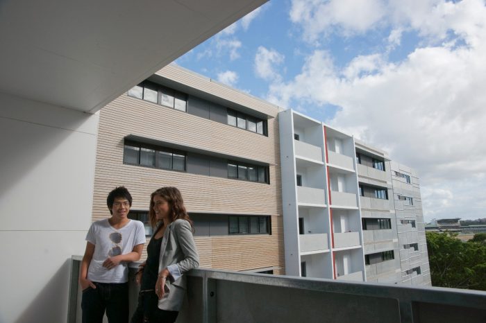 UNSW Village, student accommodation Gate 2, High Street
