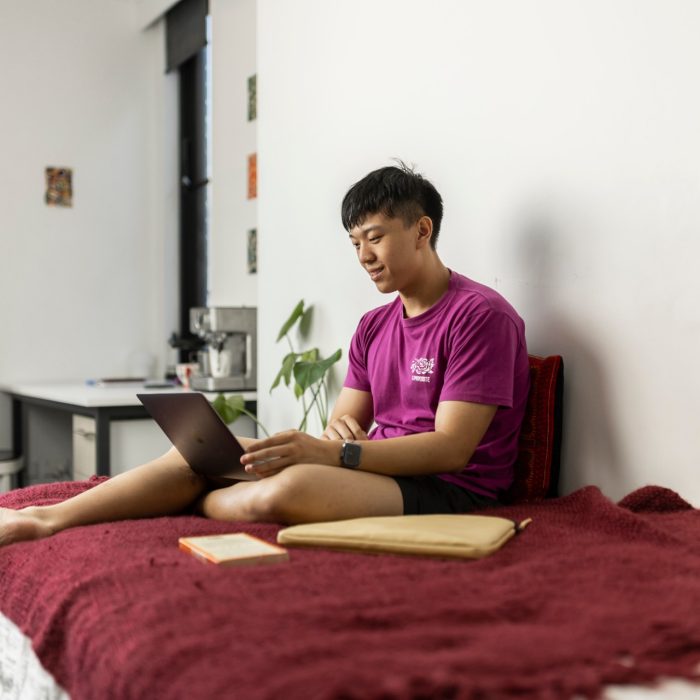 Students at UNSW on-campus accommodation