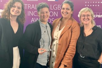 UNSW staff at 2024 LGBTQ+ Inclusion Awards 
