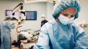 Photo of doctors in surgery