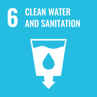 UN Sustainable Development Goals icon 6: Clean Water and Sanitation