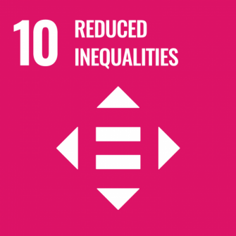 UN Sustainable Development Goals icon 10: Reduced Inequalities