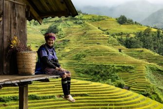 Photo of Mu Cang Chai in crop season.