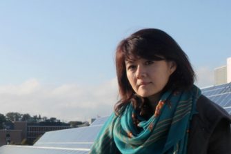 Rose Amal on the roof