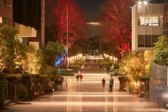 Kensington Campus Naidoc week lighting 2019