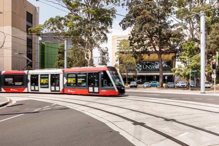 Light rail on High street