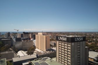 UNSW Kensington campus aerial photography