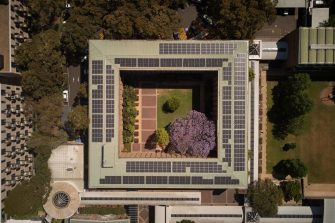 UNSW Kensington campus aerial photography