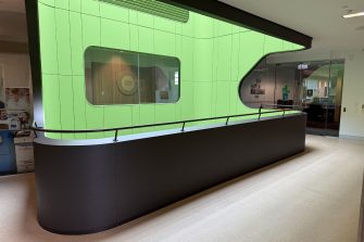 Atrium balustrades modified to meet safety standards at Lowy