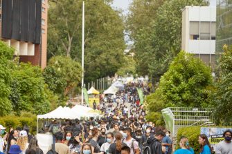 Happy students at O week 2022