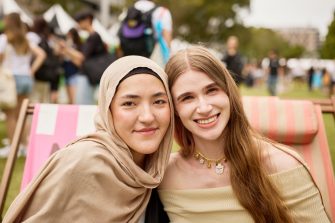 Students and staff at O week 2025