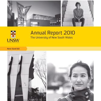 UNSW annual report cover