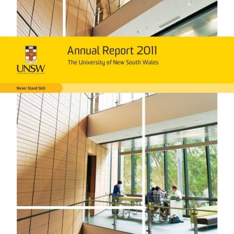 UNSW annual report cover