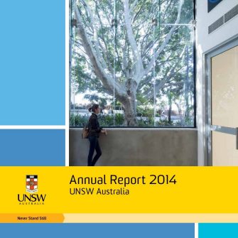 UNSW annual report cover