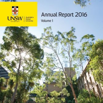 UNSW annual report cover