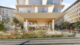 Artist's impression: UNSW Health Translation Hubm main entry