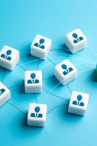 Increasing team efficiency by implementing artificial intelligence. Contacting all company participants at once. Communication and automation enhance workplace productivity.