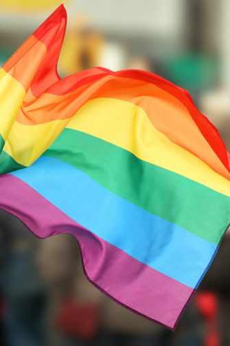 Blurred background of people crowd